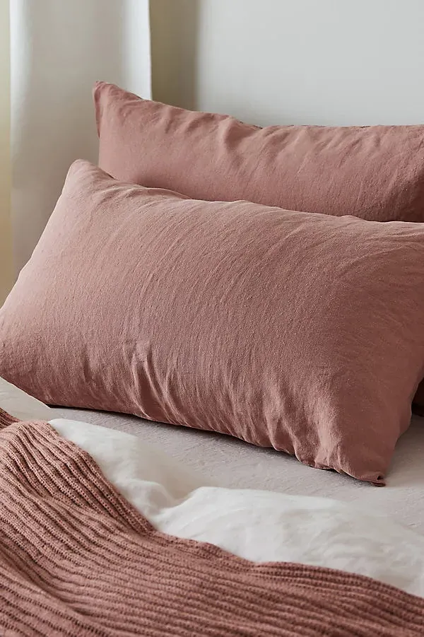 Linen Pillowcases Set of 2 - Rust product