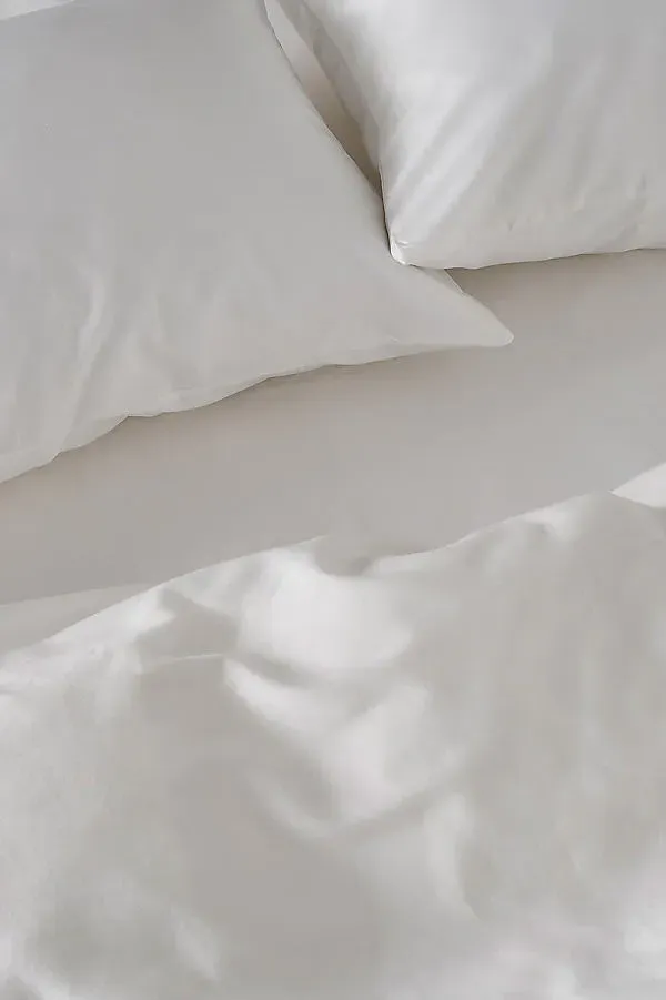 Luxe Cotton Pillowcases Set of 2 - White, Cotton Sateen product