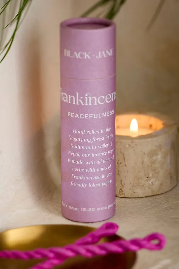 Black + Jane Frankincense Meditation Incense Ropes product