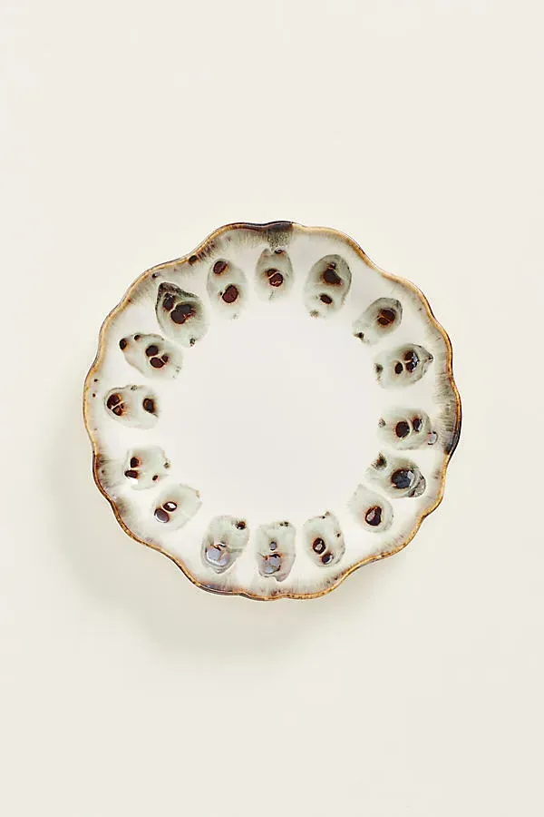Amoria Set of 4 Dinner Plates - Stoneware by Anthropologie