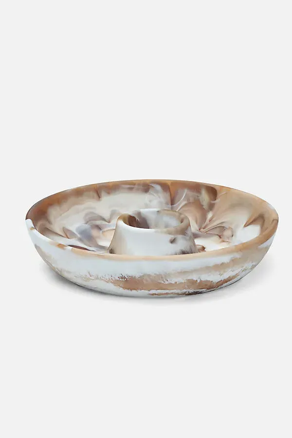Hugo Chip & Dip Bowl - Swirled Resin product