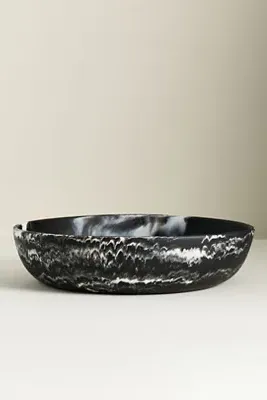 Hugo Large Serving Bowl - Black, Resin product