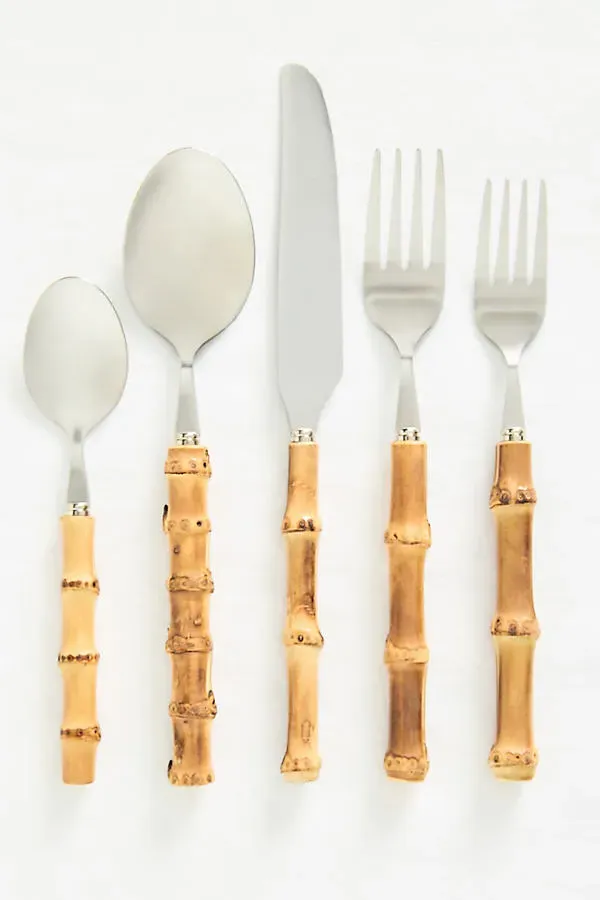 Zoya Flatware Set of 5 - Silver product