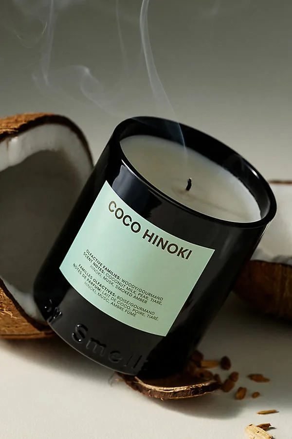 Boy Smells Coco Hinoki Boxed Glass Candle - Green by Anthropologie