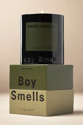 Hinoki Fantôme Small Boxed Glass Candle - Black product