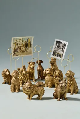 Animal Icon Dog Edition Photo Holder - Resin, Iron product