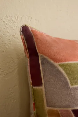 Geo Digital Print Rectangle Cushion - Cotton alternate view