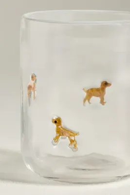 Icon Dog Edition Juice Glass - Glass by Anthropologie, image 2