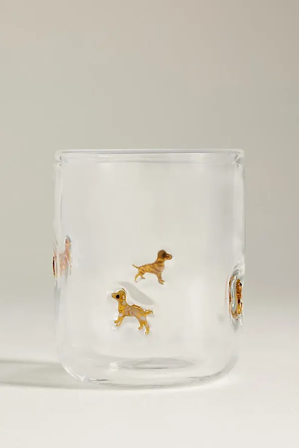 Icon Dog Edition Juice Glass - Glass by Anthropologie