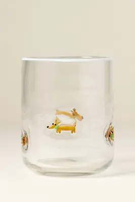 Icon Dog Edition Juice Glass - Green, Glass product