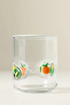 Icon Juice Glass - Orange, Handblown Glass product