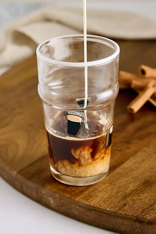 Icon Pint Glass - Black by Anthropologie