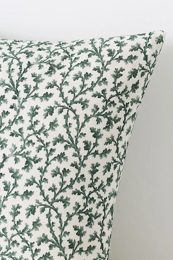 Irena Printed Floral Pillow - Cotton, Linen product