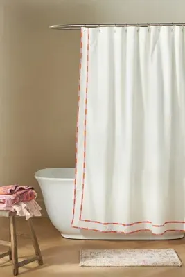 Malthe Cotton Printed Bath Mat - Beige product