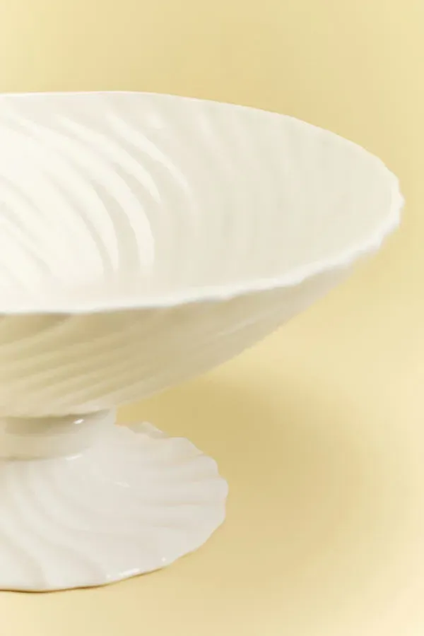 Ruthie Ceramic Vessel - White, Earthenware product