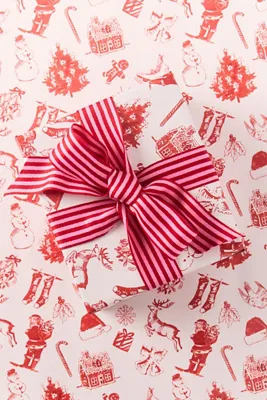 Tonal Striped Ribbon - Purple, Polyester by Anthropologie, alternate view