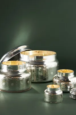 Capri Blue Volcano Mercury Jar Candle - Silver product