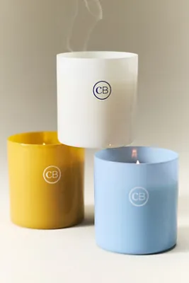 Coastal Nautical Boxed Glass Candle - White, Cotton product