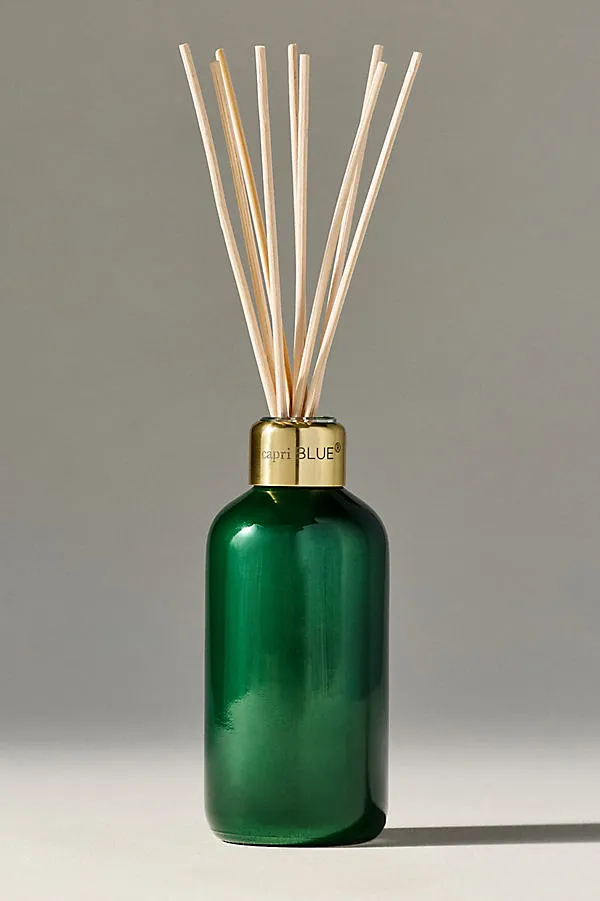 Fir & Firewood Glass Diffuser - Green by Anthropologie