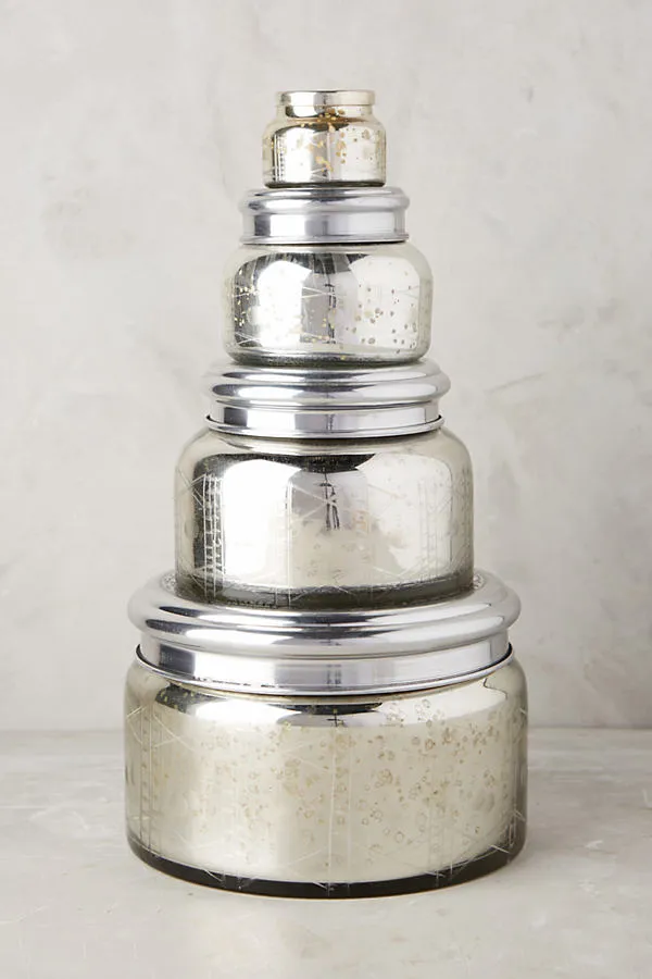 Giant Mercury Glass Candle Jar - Soy Wax product