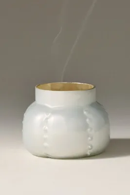 Hearthside Medium Glass Jar Candle - White by Anthropologie, image 2