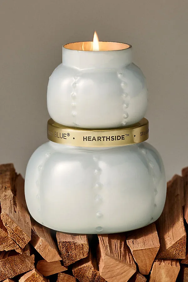 Hearthside XS Glass Jar Candle - White by Anthropologie