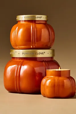 Pumpkin Clove Glass Jar Candle XS - Orange product