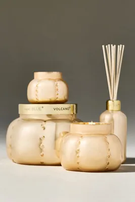 Volcano Large Ornament Glass Jar Candle - Gold by Anthropologie, image 2