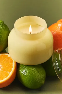 Volcano Spring Yellow Glass Jar Candle - Yellow product