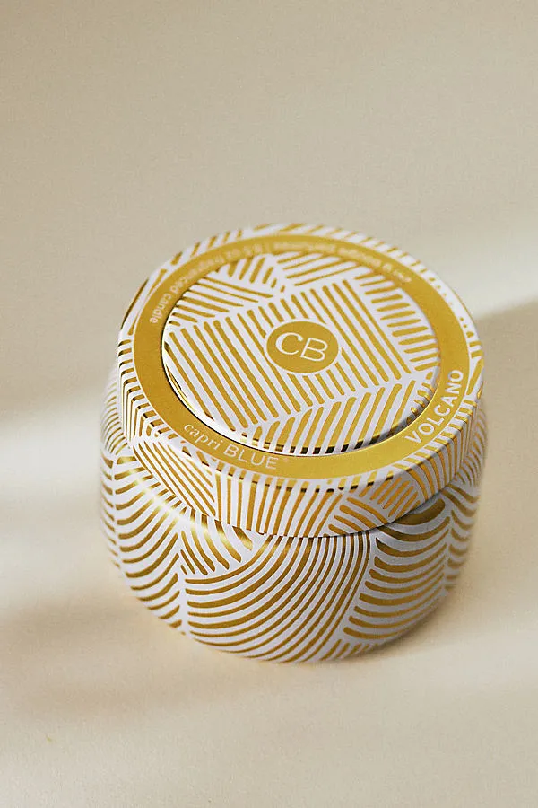 Volcano Tin Candle - Gold product