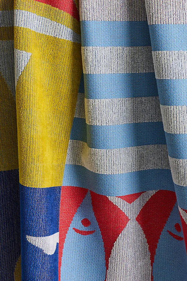 Cotton Printed Beach Towel - Blue product