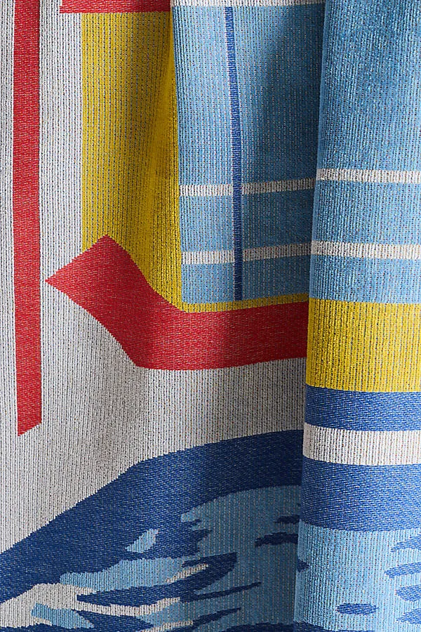 Printed Beach Towel - Blue, Cotton Terry product
