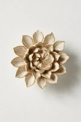 Ceramic Monch Aster Wall Charm - Beige product