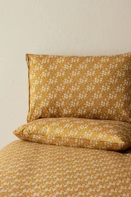 Capel Mustard Cotton Duvet Set - Yellow product