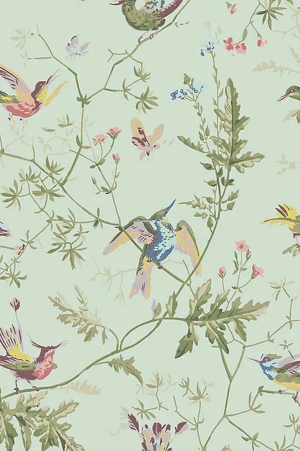 Cole & Son Hummingbirds Nature Wallpaper - Blue product