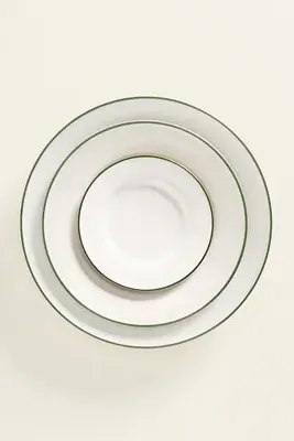 Beja Stoneware Dessert Plates Set of 4 - Green product
