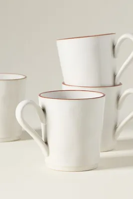 Beja Stoneware Mugs Set of 4 - Red product