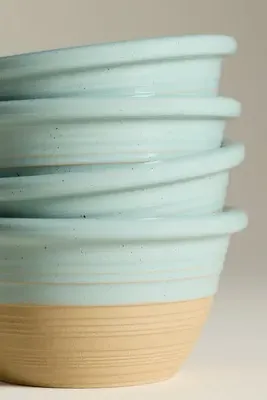 Scotia Cereal Bowls Set of 4 - Blue, Stoneware product