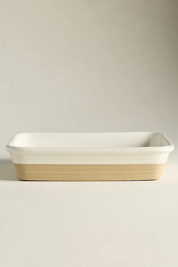 Scotia Large Rectangular Baker - White, Stoneware product