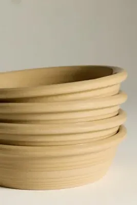 Scotia Pasta Bowls Set of 4 - Beige, Stoneware product
