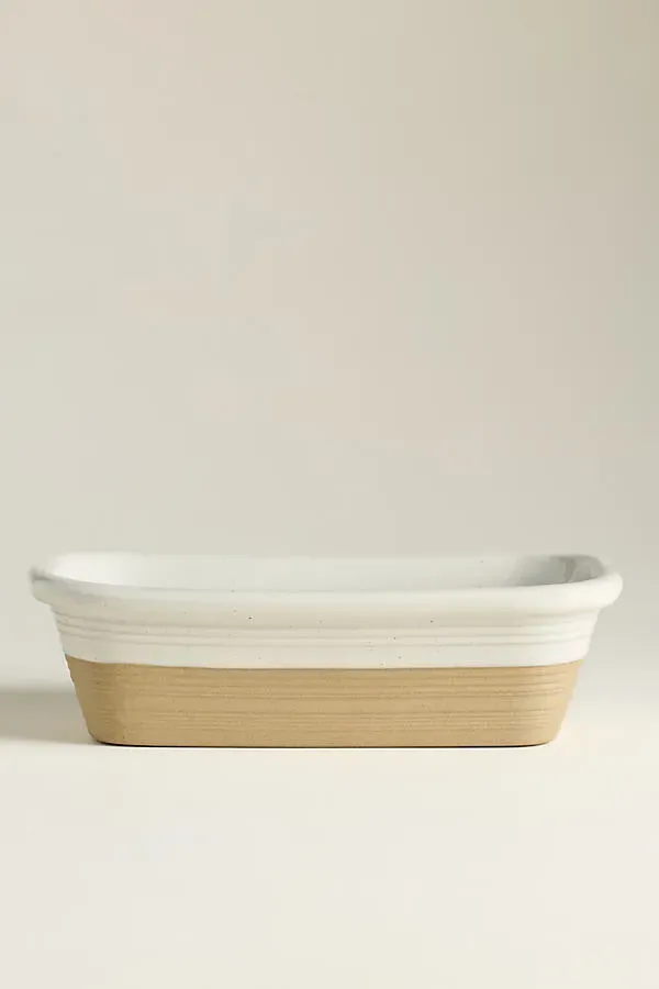 Scotia Small Rectangular Baker - White, Stoneware product