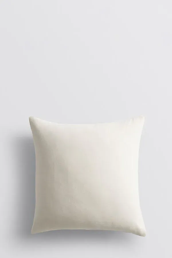 Coyuchi Feather Pillow Insert - White, Cotton product
