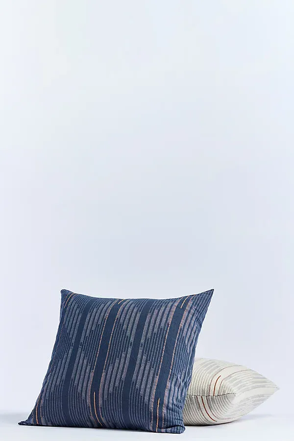 Morelia Euro Sham - Blue, Cotton/Linen product