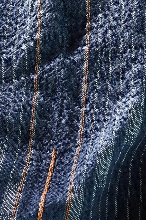 Morelia Organic Standard Sham - Blue, Cotton/Linen alternate view