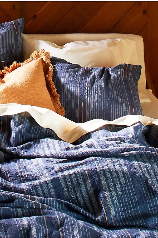 Morelia Organic Standard Sham - Blue, Cotton/Linen product