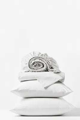 Refined Organic Percale Sheet Set - White, Cotton product