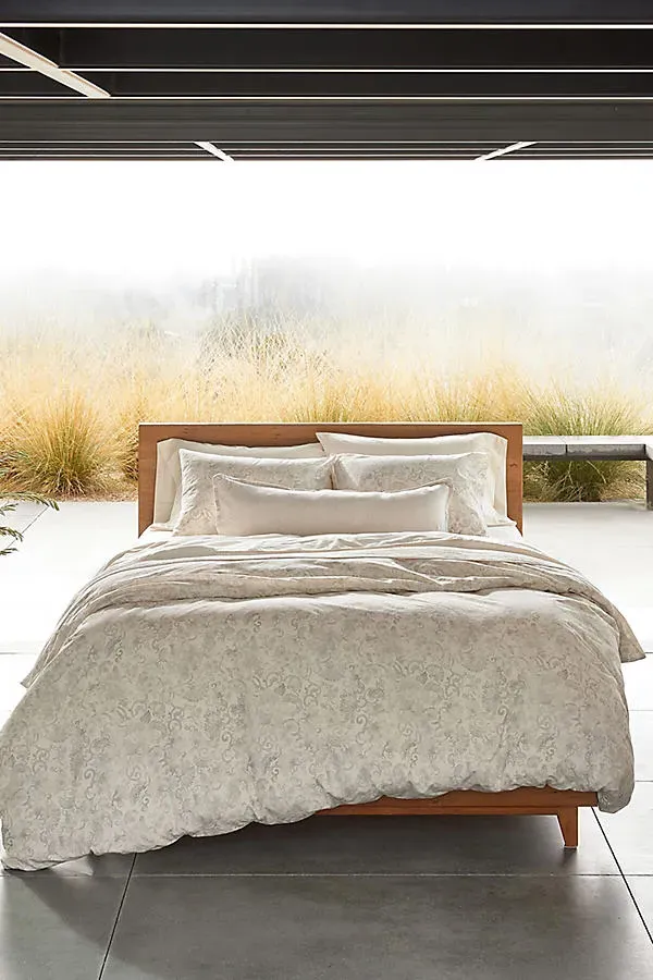 Solana Organic Print Standard Sham - Beige, Cotton product