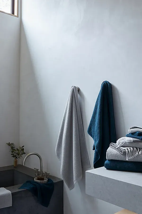 Temescal Ribbed Bath Mat - Grey, Organic Cotton product