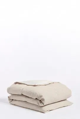 Toro Canyon Queen Duvet Cover - Beige, Cotton/Linen product