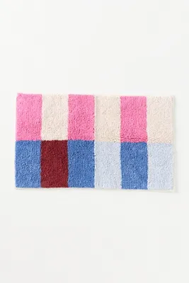 Cotton Woven Striped Bath Mat product